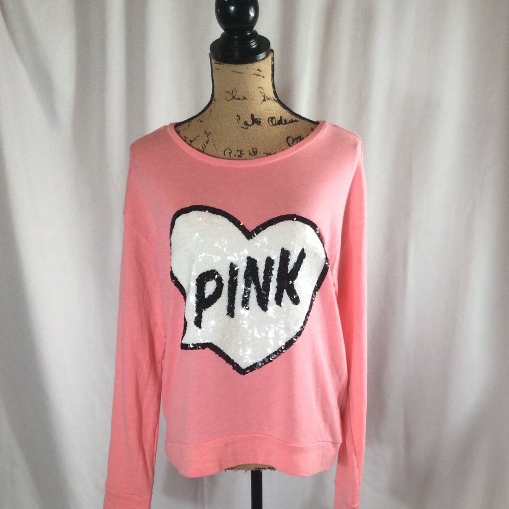 Victoria’s Secret Pink Heart Sweatshirt